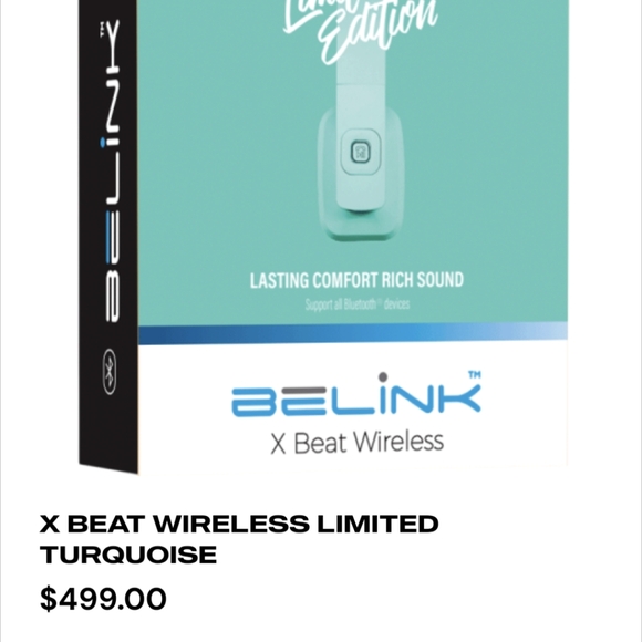 BeLink wireless headphones - Limited edition Tiffany Blue - Picture 4 of 6